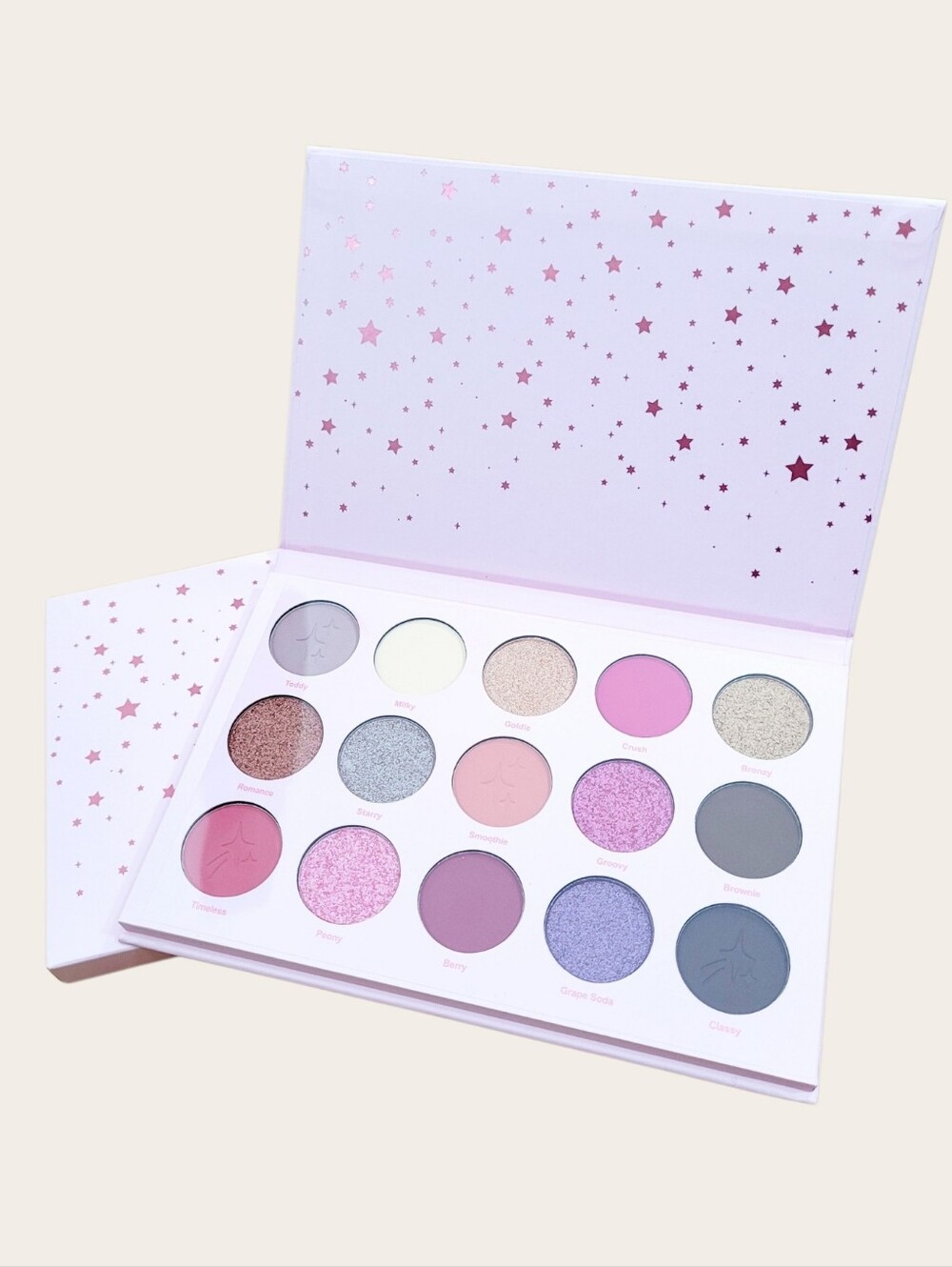 NIB MOONSLICE BEAUTY Celestial Crush Eyeshadow Palette 15 Colors Limited Ed